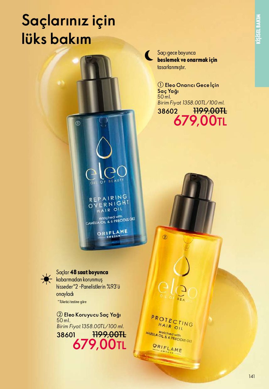 Oriflame 01 Temmuz- 31 Temmuz Online Katalog - Sayfa 141