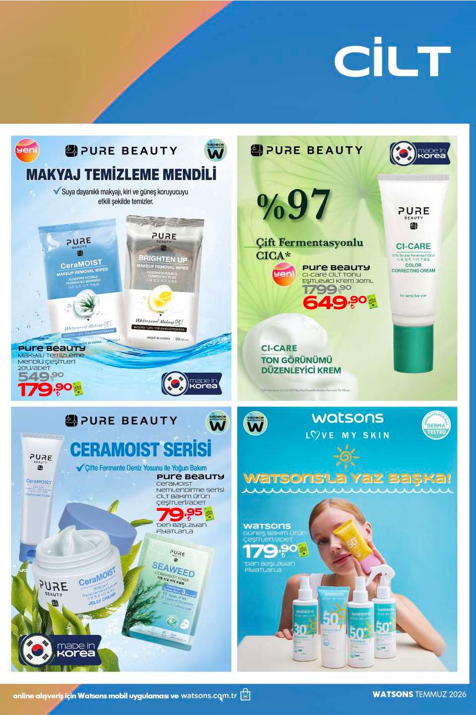 Watsons 01 Temmuz - 27 Temmuz Aktüel Kataloğu - Sayfa 26