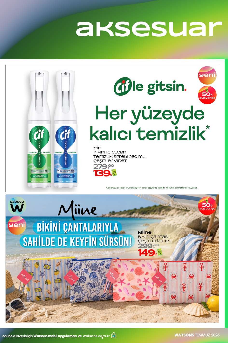 Watsons 01 Temmuz - 27 Temmuz Aktüel Kataloğu - Sayfa 44