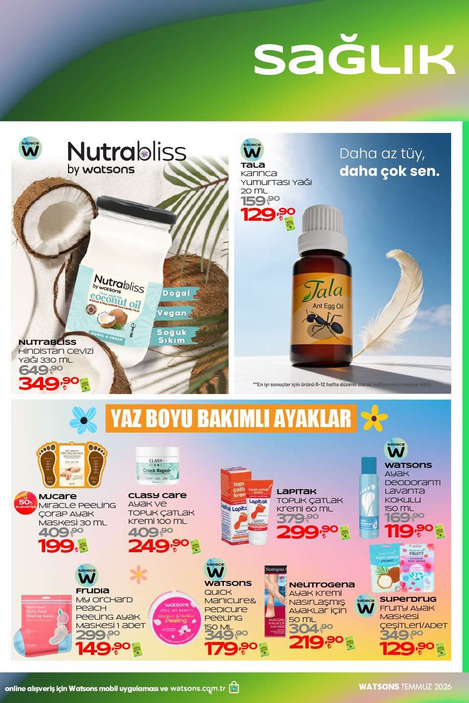 Watsons 01 Temmuz - 27 Temmuz Aktüel Kataloğu - Sayfa 46