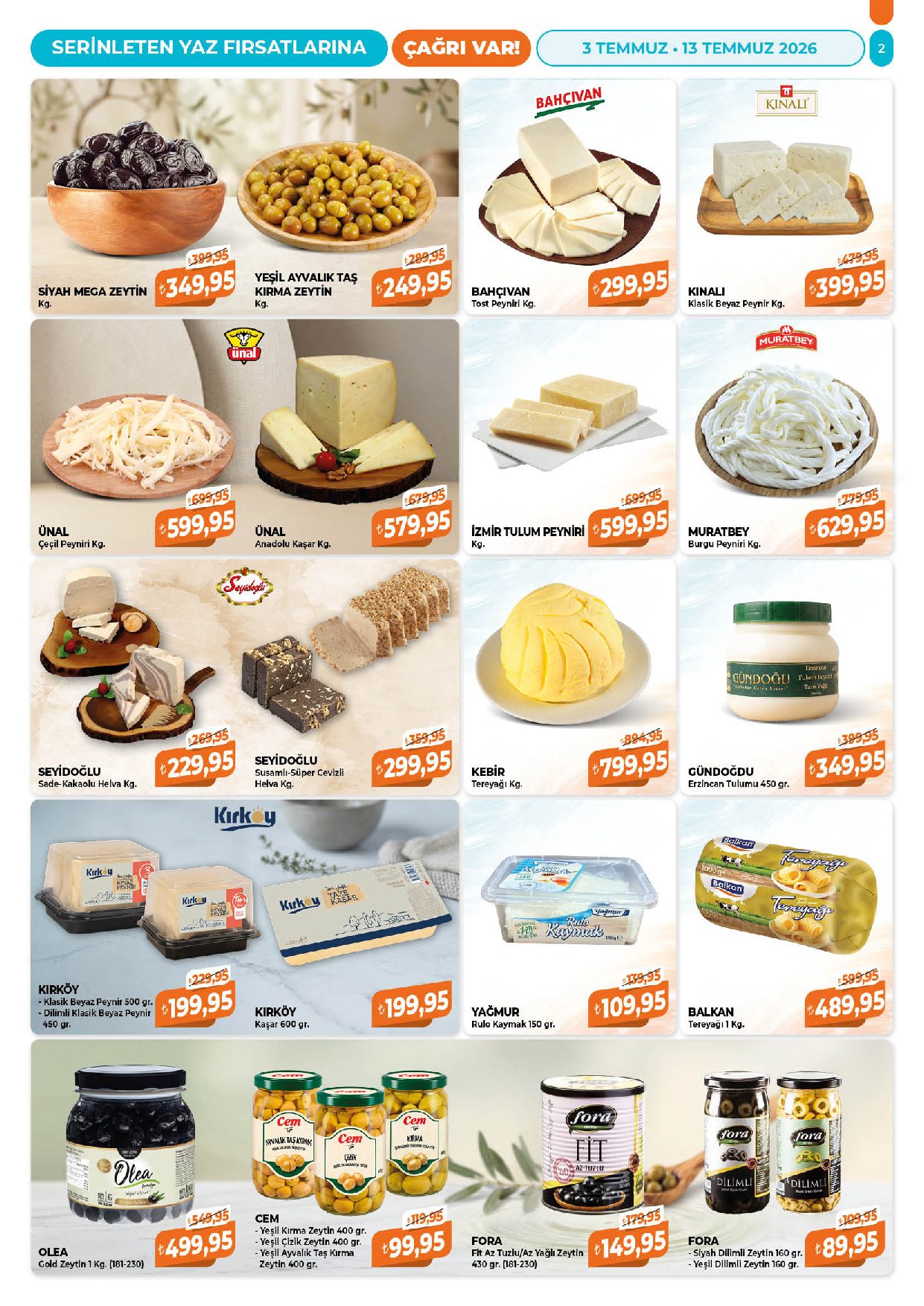 Çağrı Market 03 Temmuz - 13 Temmuz Güncel Katalog - Sayfa 2