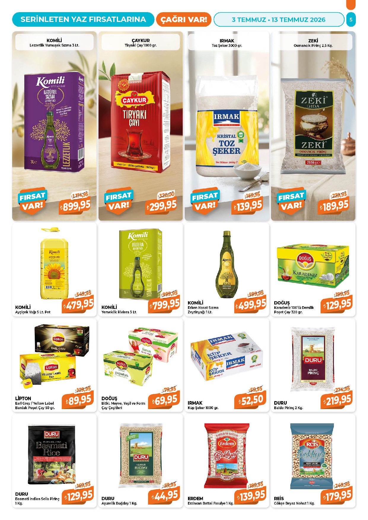 Çağrı Market 03 Temmuz - 13 Temmuz Güncel Katalog - Sayfa 5
