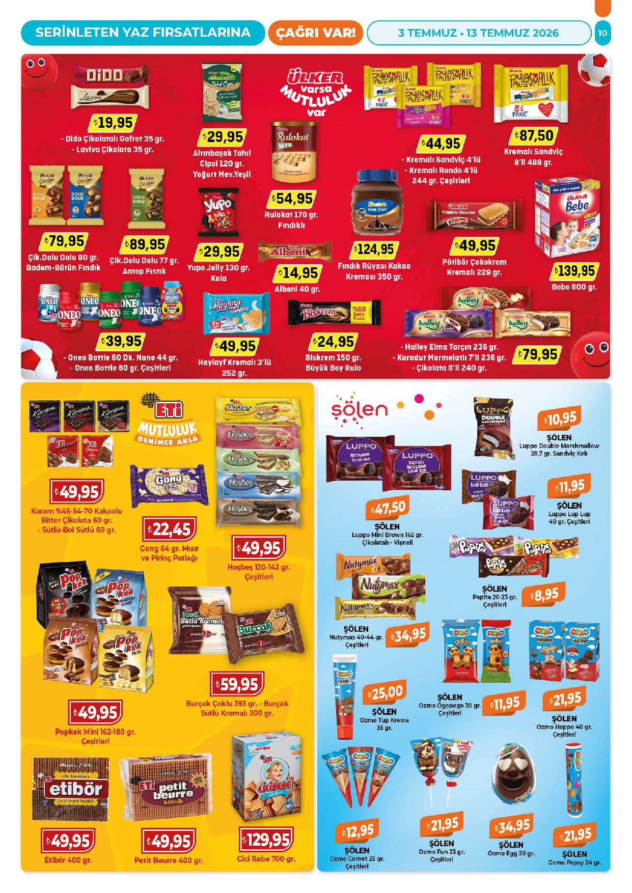 Çağrı Market 03 Temmuz - 13 Temmuz Güncel Katalog - Sayfa 10