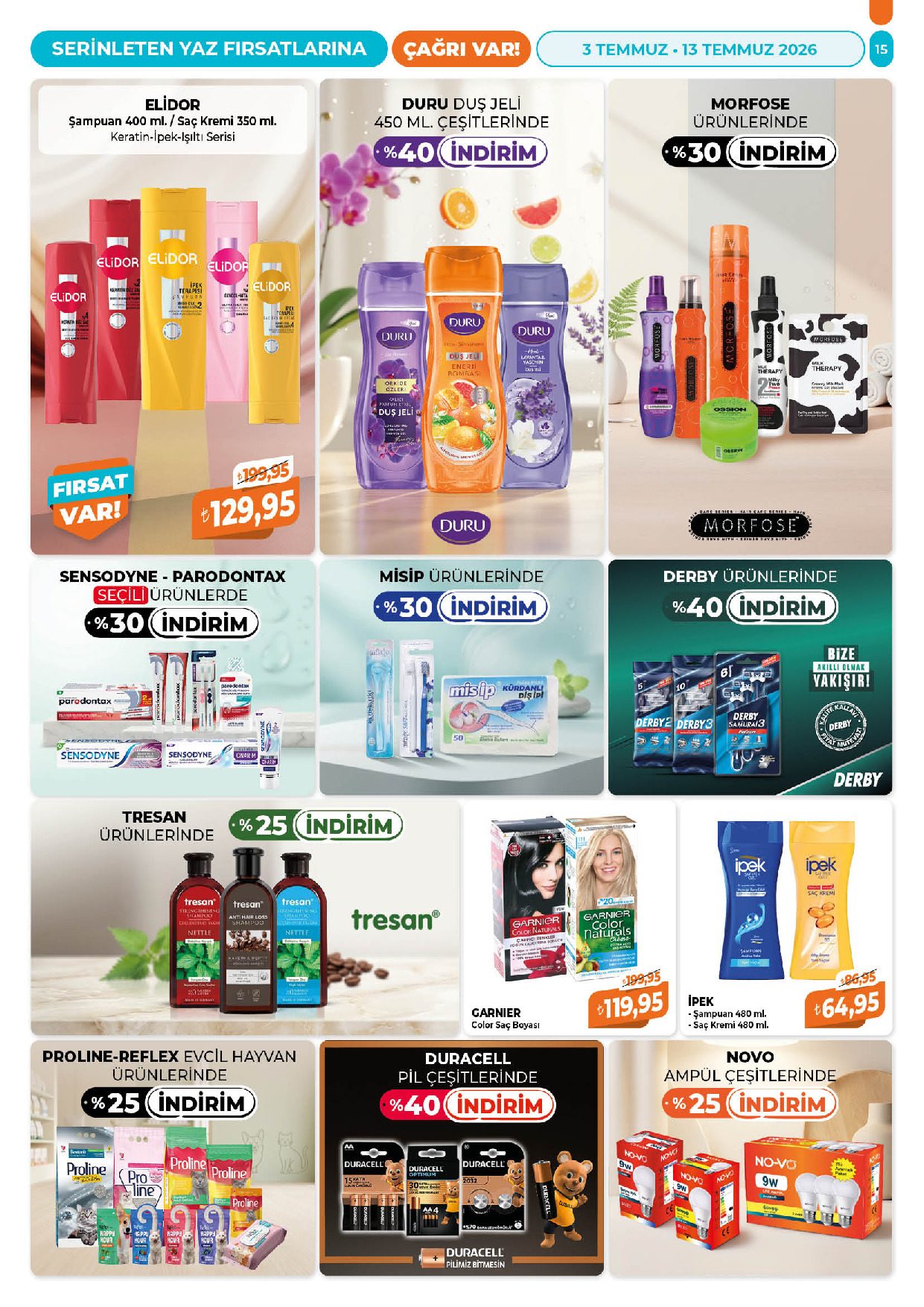 Çağrı Market 03 Temmuz - 13 Temmuz Güncel Katalog - Sayfa 15
