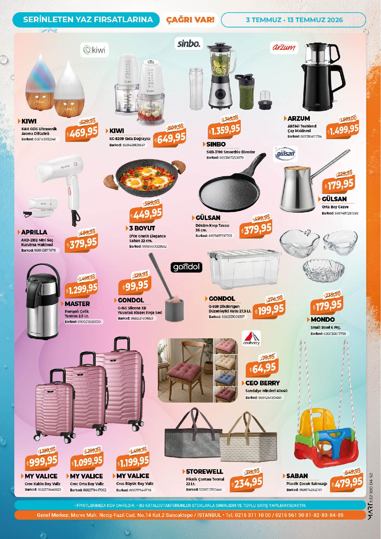 Çağrı Market 03 Temmuz - 13 Temmuz Güncel Katalog - Sayfa 16