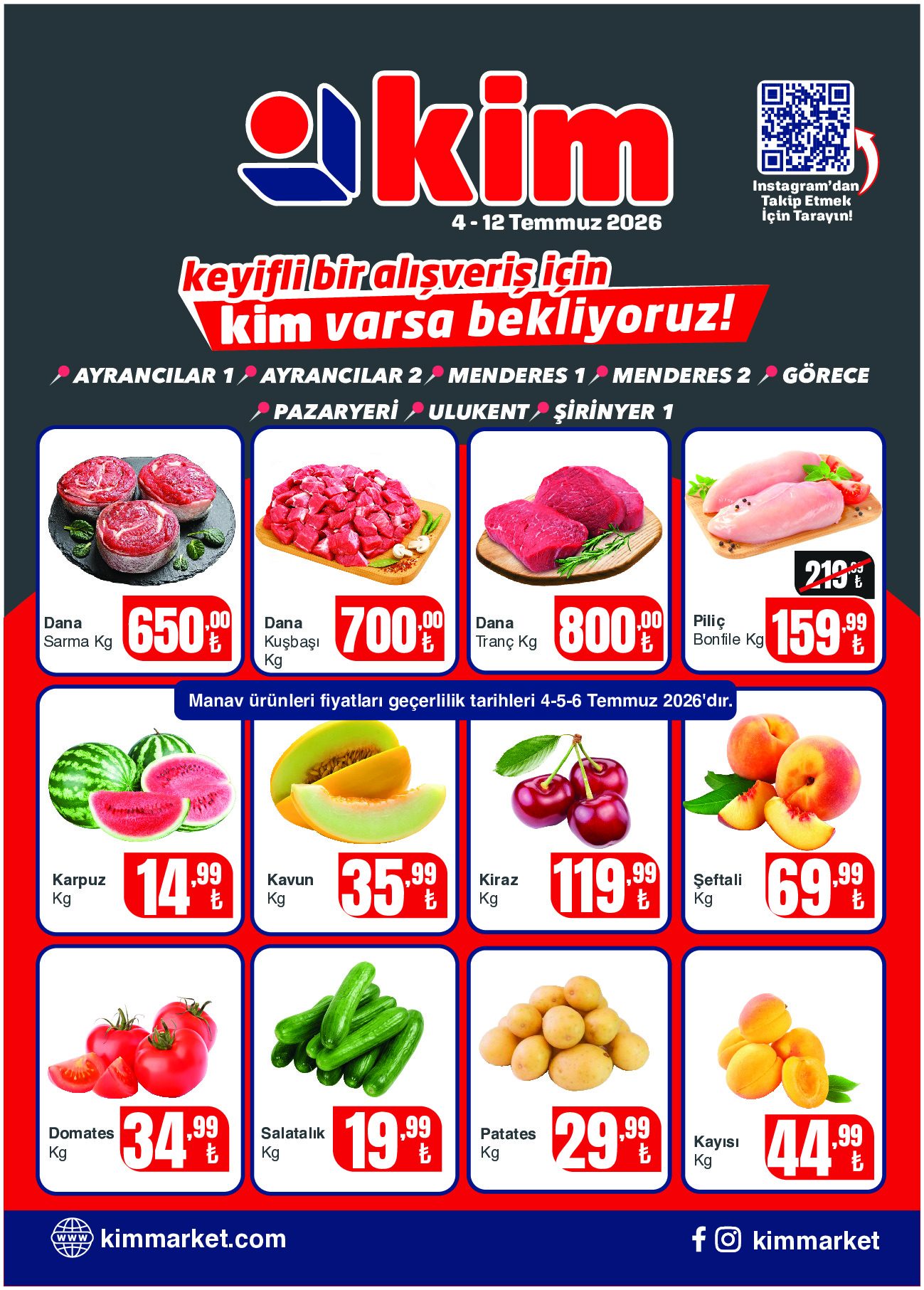 Kim Market 4 - 12 Temmuz Ege Bölgesel Insert - Sayfa 1