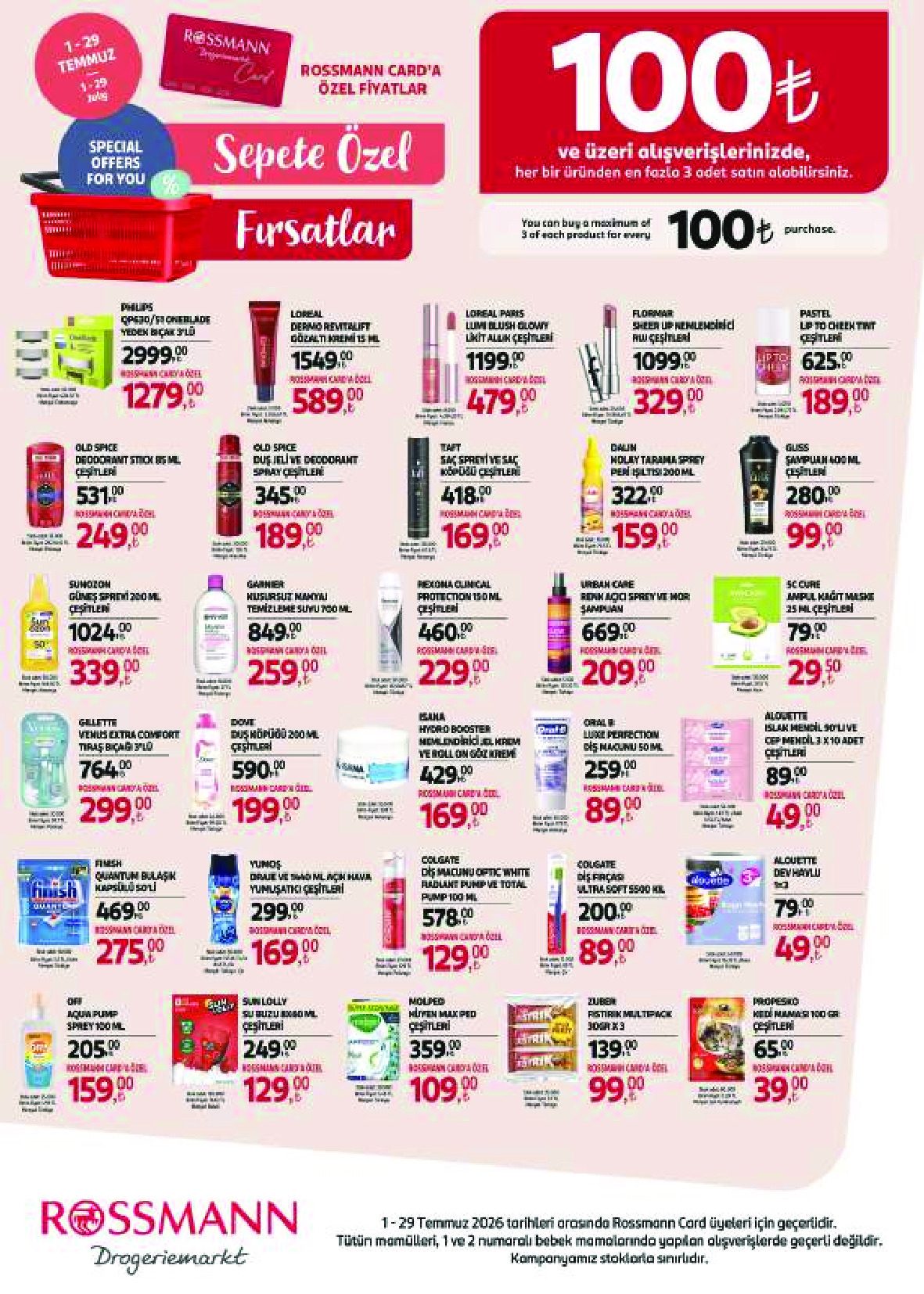 Rossmann 01 Temmuz - 29 Temmuz Kişisel Bakım Kataloğu - Sayfa 6