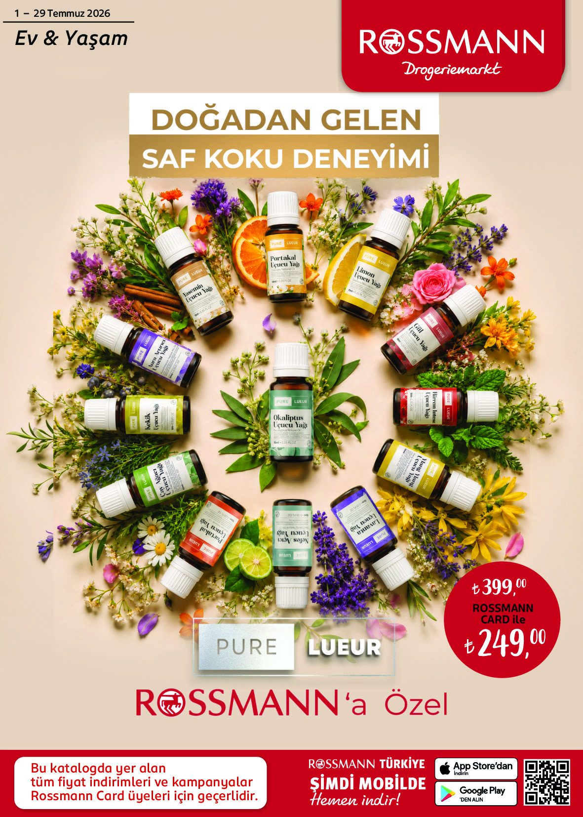 Rossmann 01 Temmuz - 29 Temmuz Ev & Yaşam Kataloğu - Sayfa 1