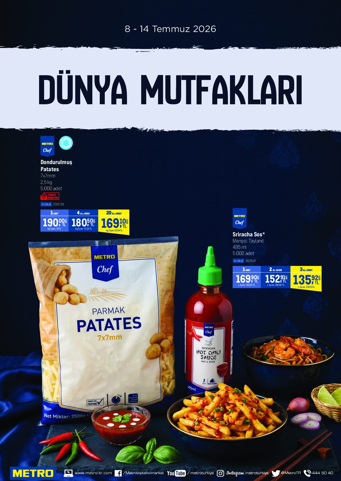 Metro 08 Temmuz - 14 Temmuz Dünya Mutfakları Kataloğu - Sayfa 1