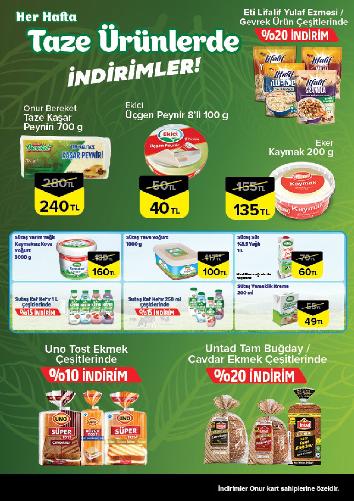 Onur Market 09 Temmuz - 15 Temmuz İstanbul Taze Ürünlerde İndirimler - Sayfa 3