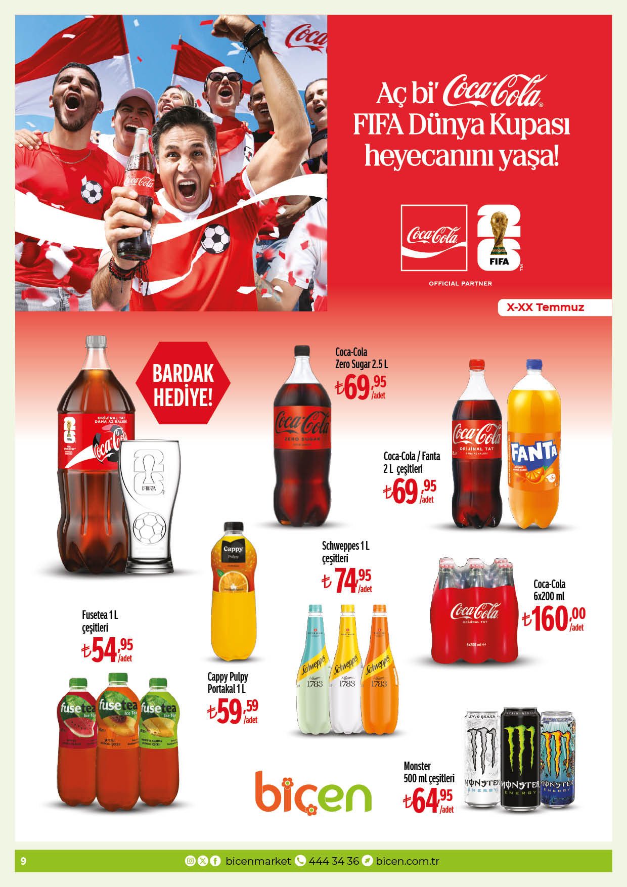 Biçen Market 14 Temmuz - 27 Temmuz Aktüel Kataloğu - Sayfa 9