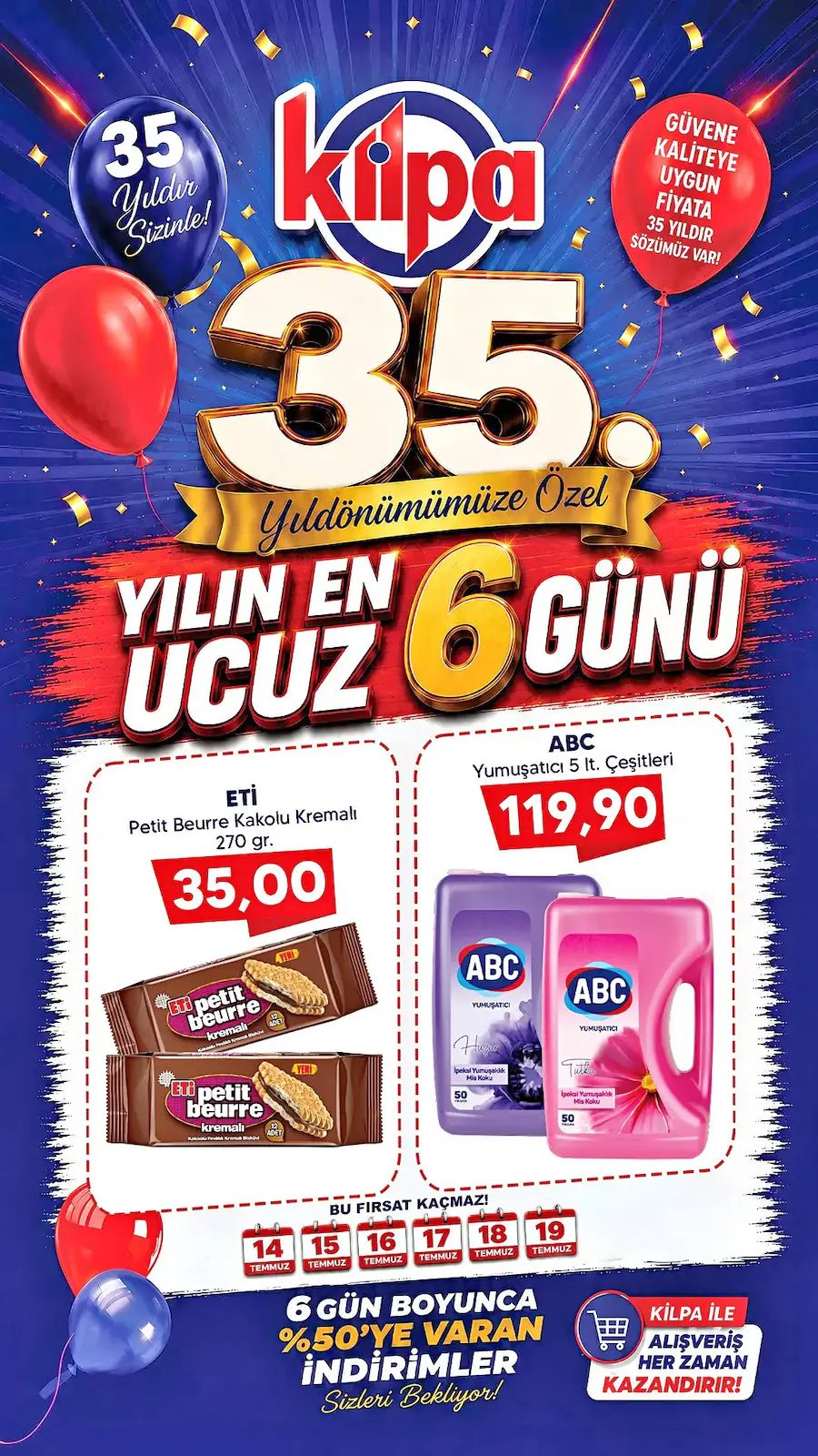 Kilpa 14 Temmuz - 19 Temmuz Aktüel Kataloğu