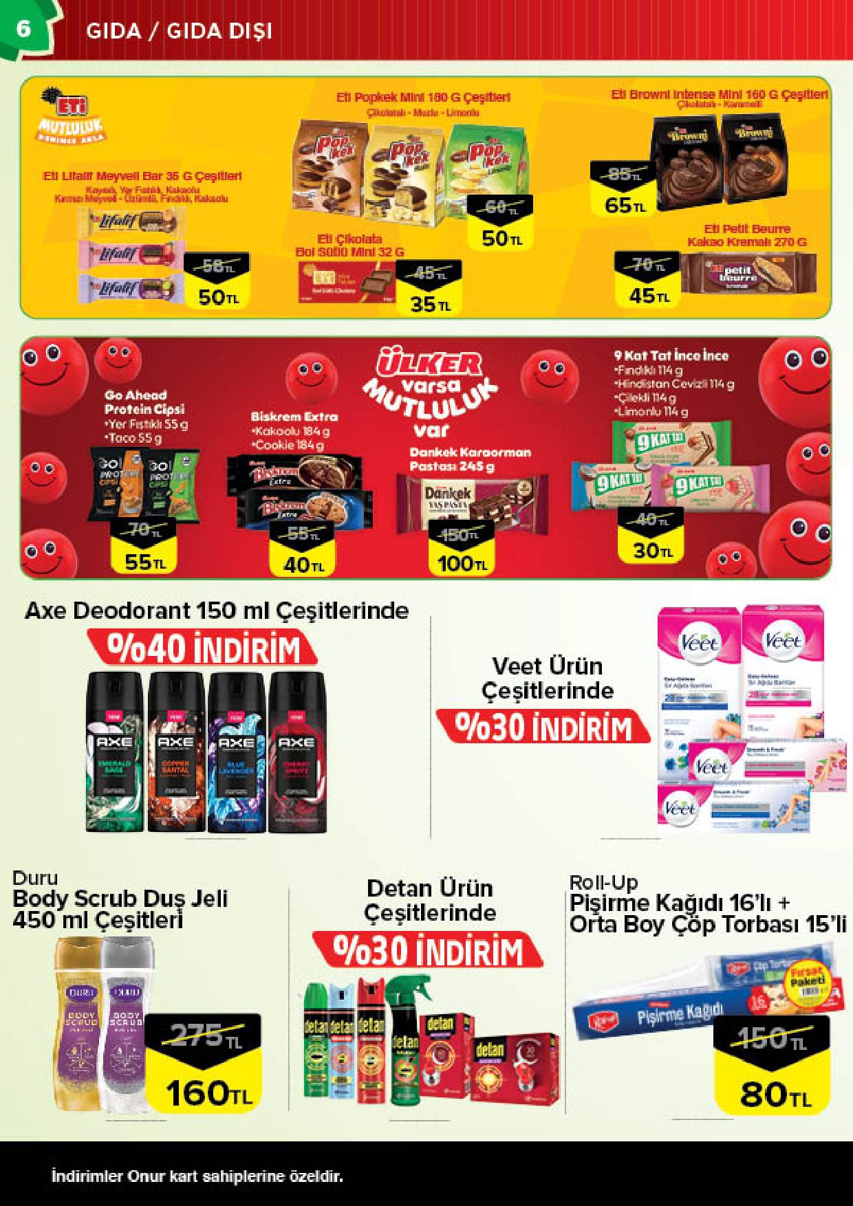 Onur Market 14 Temmuz - 27 Temmuz İstanbul Genel İnsert - Sayfa 6
