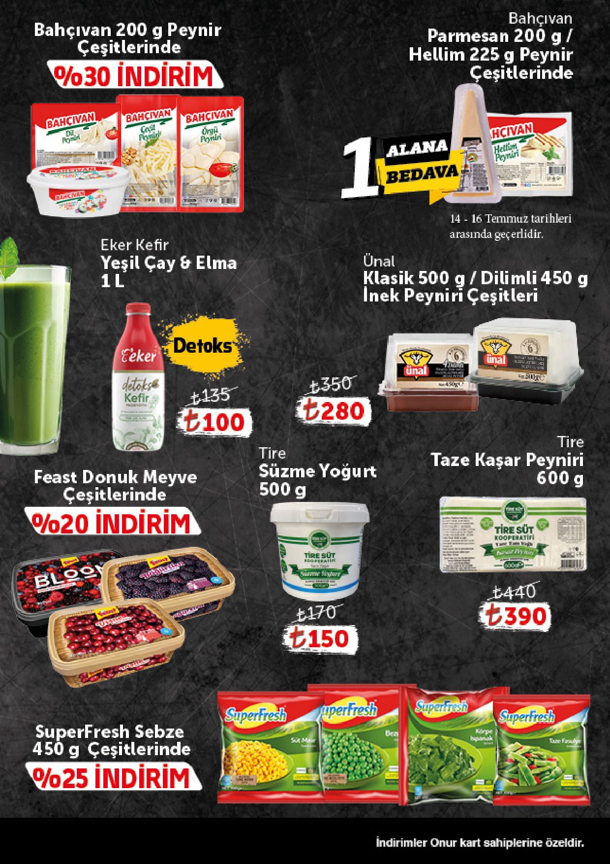 Onur Market 14 Temmuz - 27 Temmuz Gurme Genel İnsert - Sayfa 5