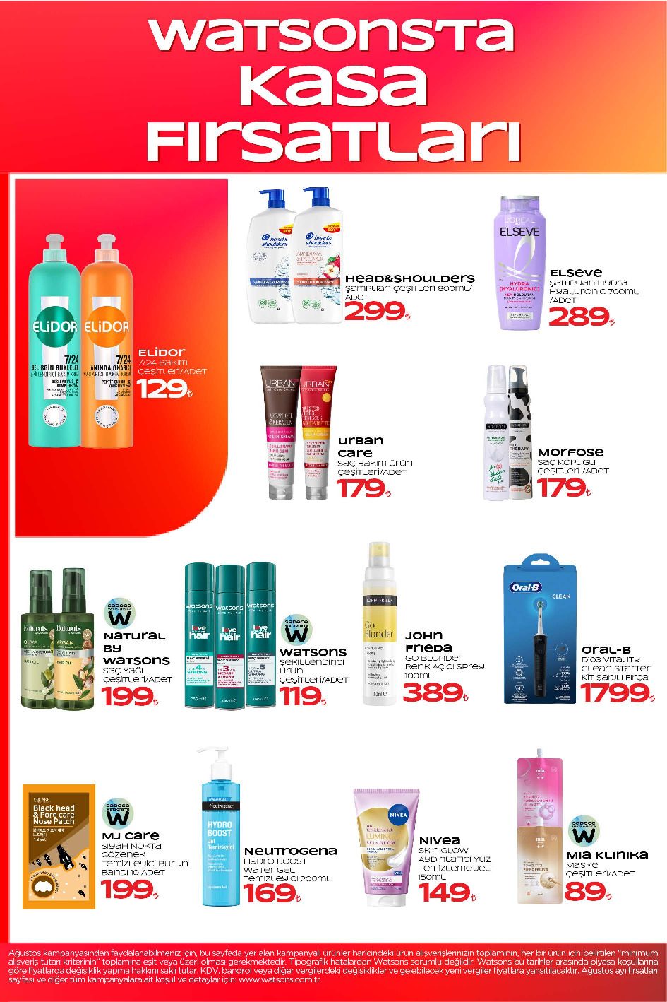 Watsons 31 Temmuz - 31 Ağustos Aktüel Kataloğu - Sayfa 12