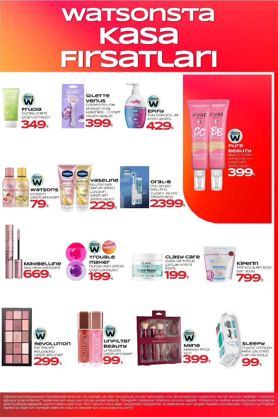 Watsons 31 Temmuz - 31 Ağustos Aktüel Kataloğu - Sayfa 13