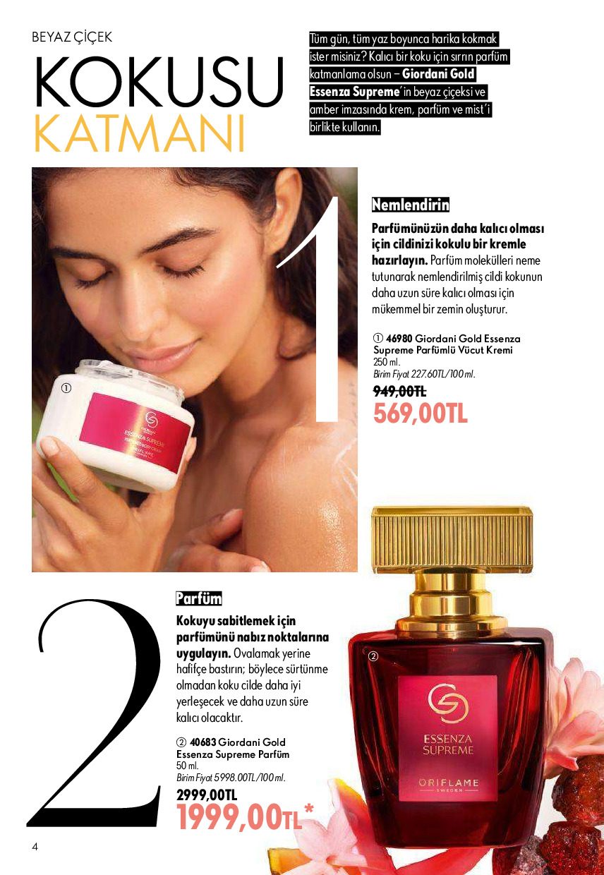 Oriflame 01 Ağustos - 31 Ağustos Online Katalog - Sayfa 4