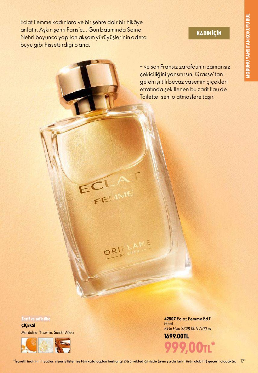Oriflame 01 Ağustos - 31 Ağustos Online Katalog - Sayfa 17