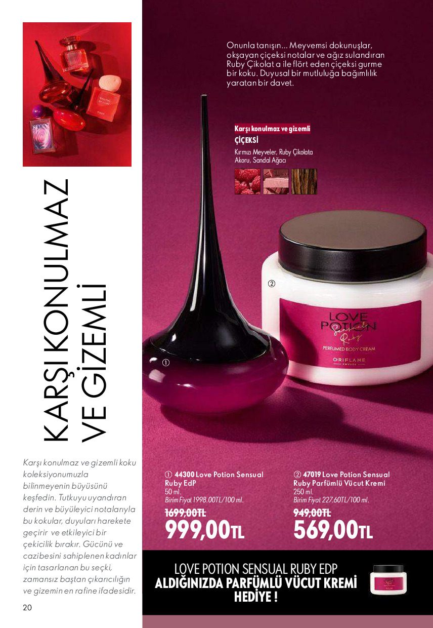 Oriflame 01 Ağustos - 31 Ağustos Online Katalog - Sayfa 20