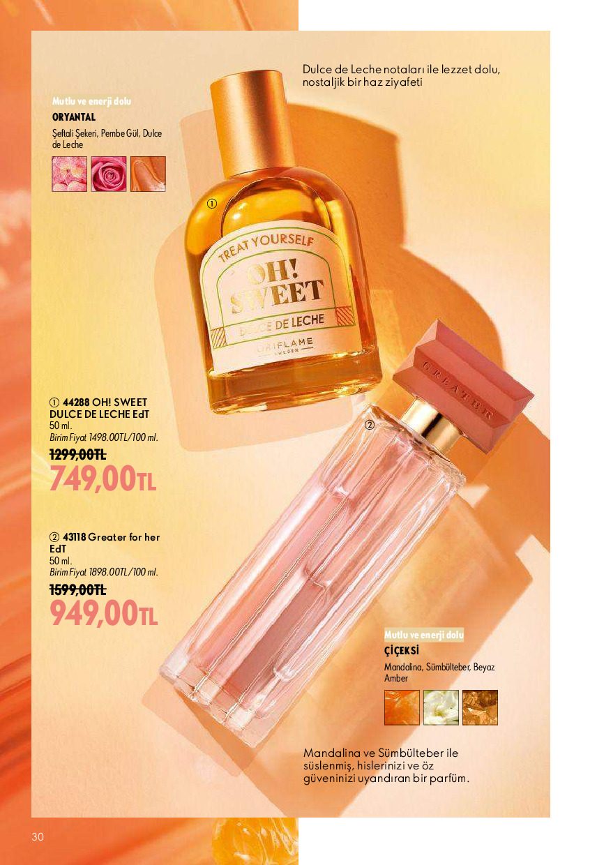 Oriflame 01 Ağustos - 31 Ağustos Online Katalog - Sayfa 30
