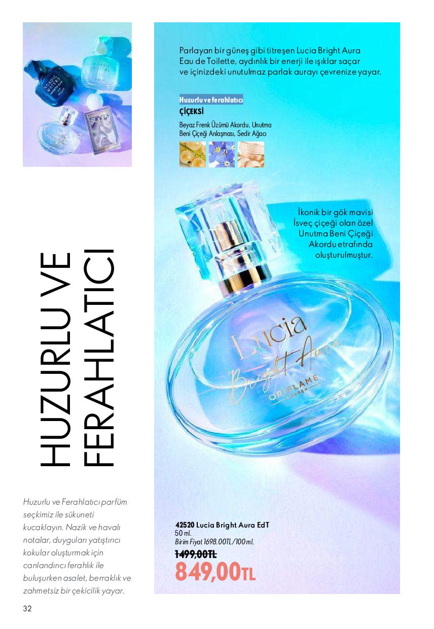 Oriflame 01 Ağustos - 31 Ağustos Online Katalog - Sayfa 32