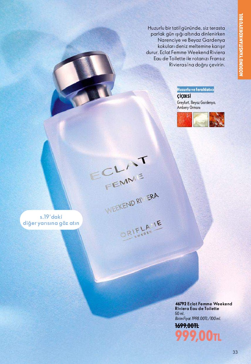 Oriflame 01 Ağustos - 31 Ağustos Online Katalog - Sayfa 33