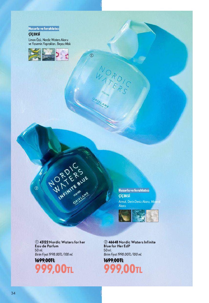 Oriflame 01 Ağustos - 31 Ağustos Online Katalog - Sayfa 34