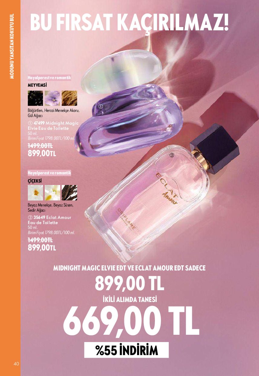 Oriflame 01 Ağustos - 31 Ağustos Online Katalog - Sayfa 40