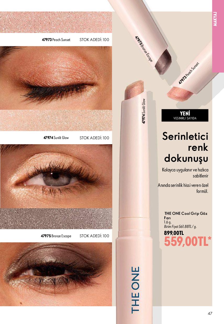 Oriflame 01 Ağustos - 31 Ağustos Online Katalog - Sayfa 47