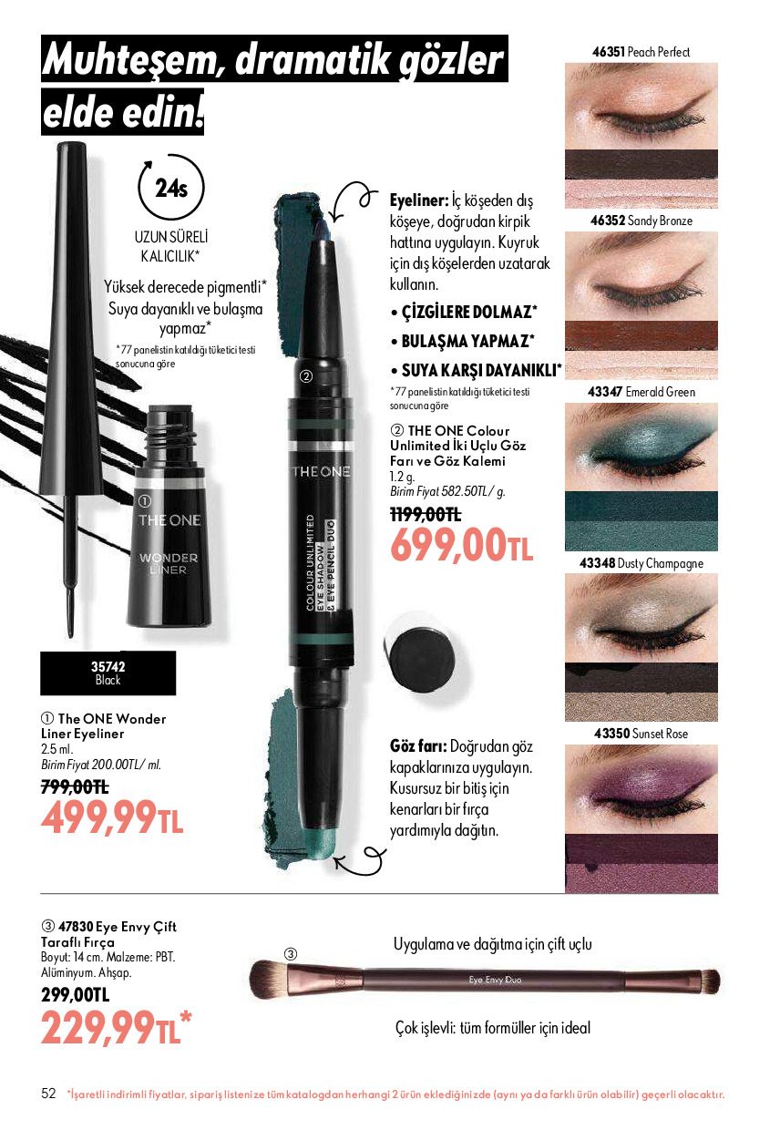 Oriflame 01 Ağustos - 31 Ağustos Online Katalog - Sayfa 52