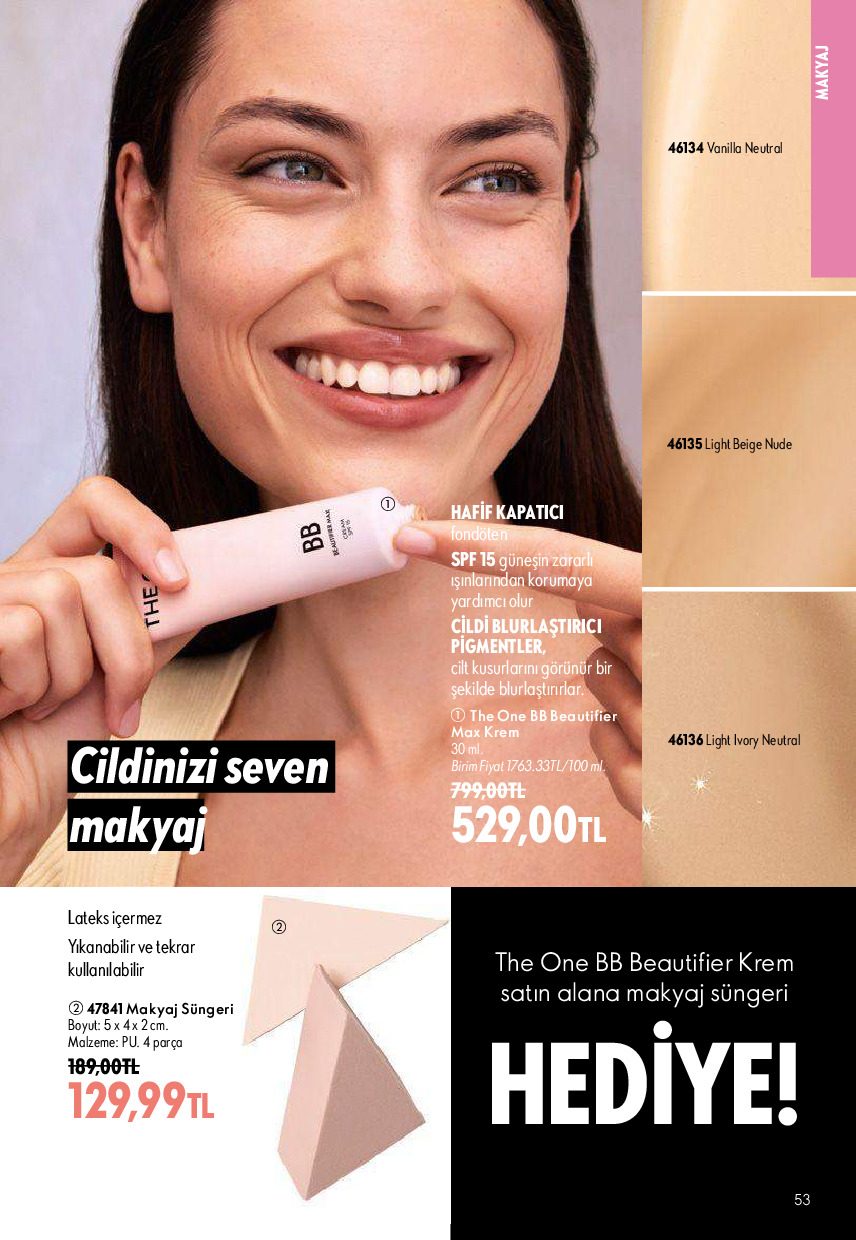 Oriflame 01 Ağustos - 31 Ağustos Online Katalog - Sayfa 53