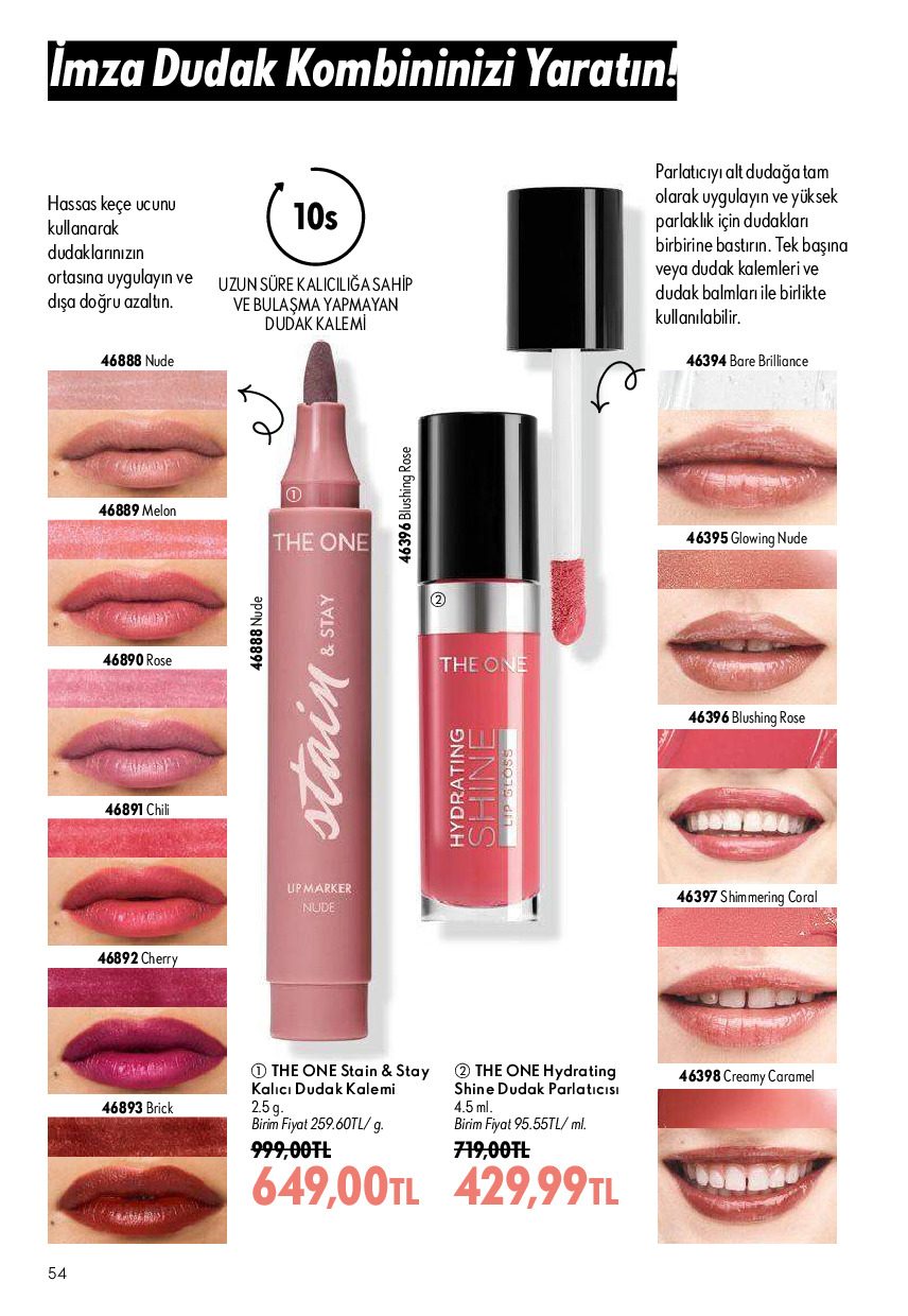 Oriflame 01 Ağustos - 31 Ağustos Online Katalog - Sayfa 54