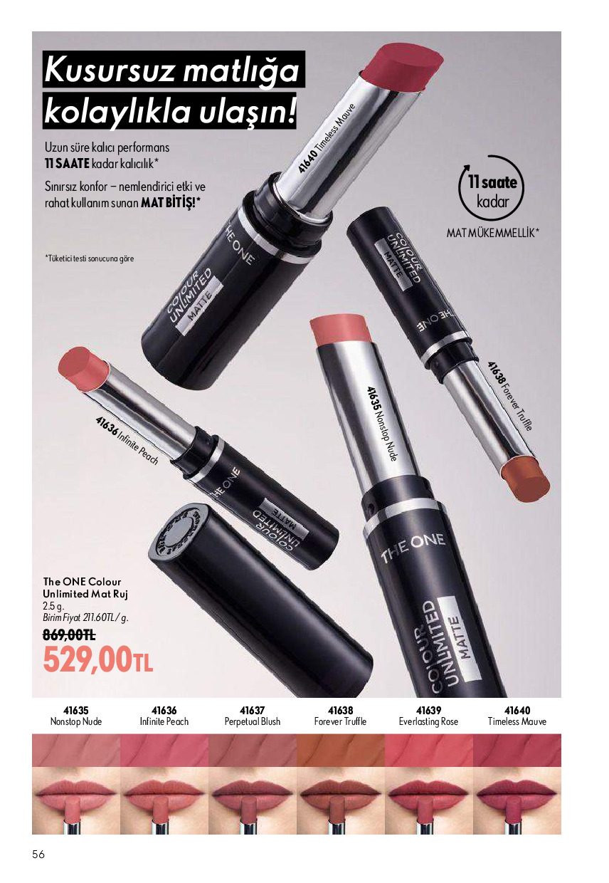 Oriflame 01 Ağustos - 31 Ağustos Online Katalog - Sayfa 56