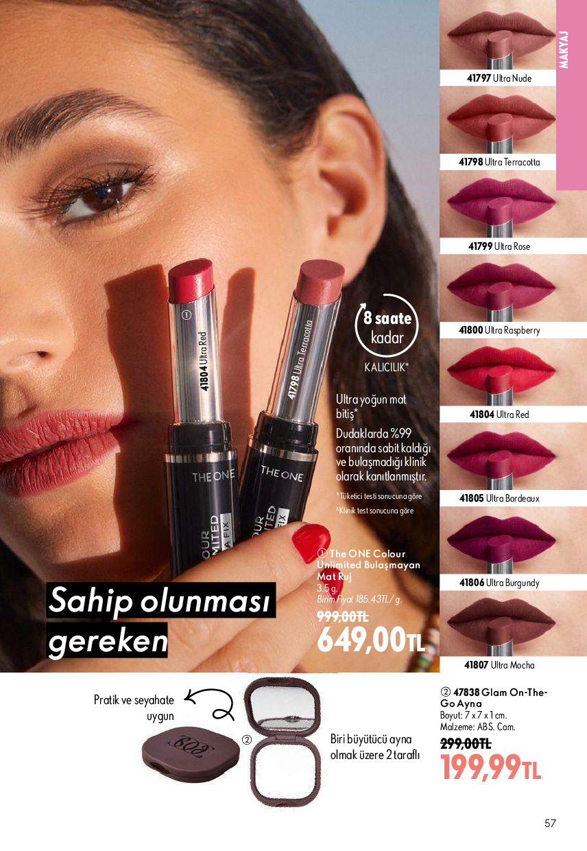 Oriflame 01 Ağustos - 31 Ağustos Online Katalog - Sayfa 57