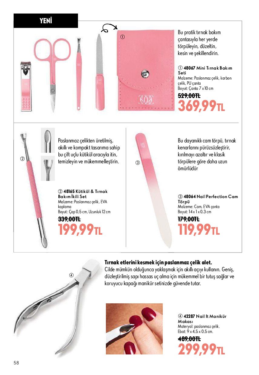 Oriflame 01 Ağustos - 31 Ağustos Online Katalog - Sayfa 58