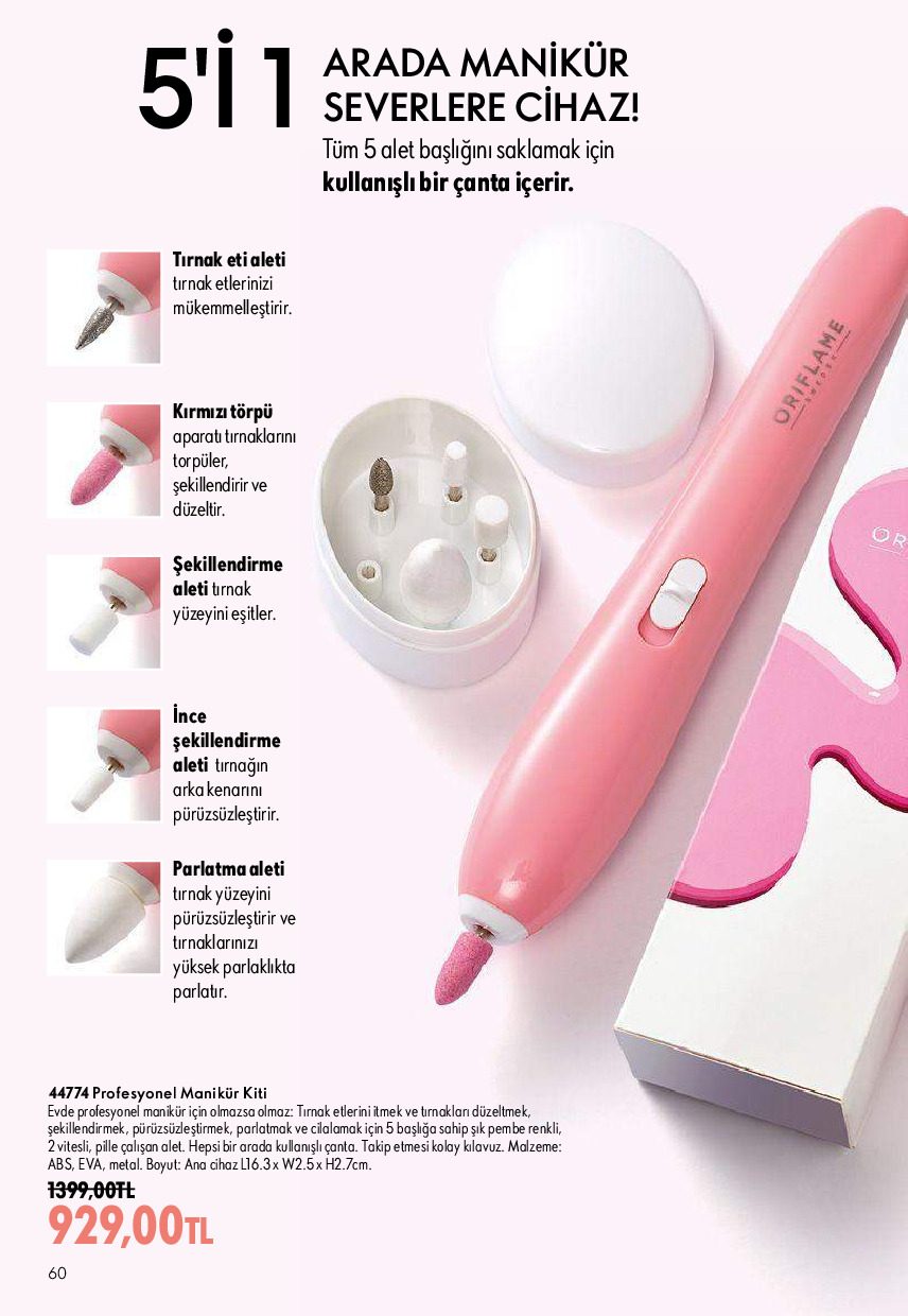 Oriflame 01 Ağustos - 31 Ağustos Online Katalog - Sayfa 60