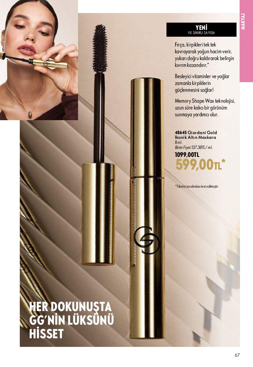 Oriflame 01 Ağustos - 31 Ağustos Online Katalog - Sayfa 67