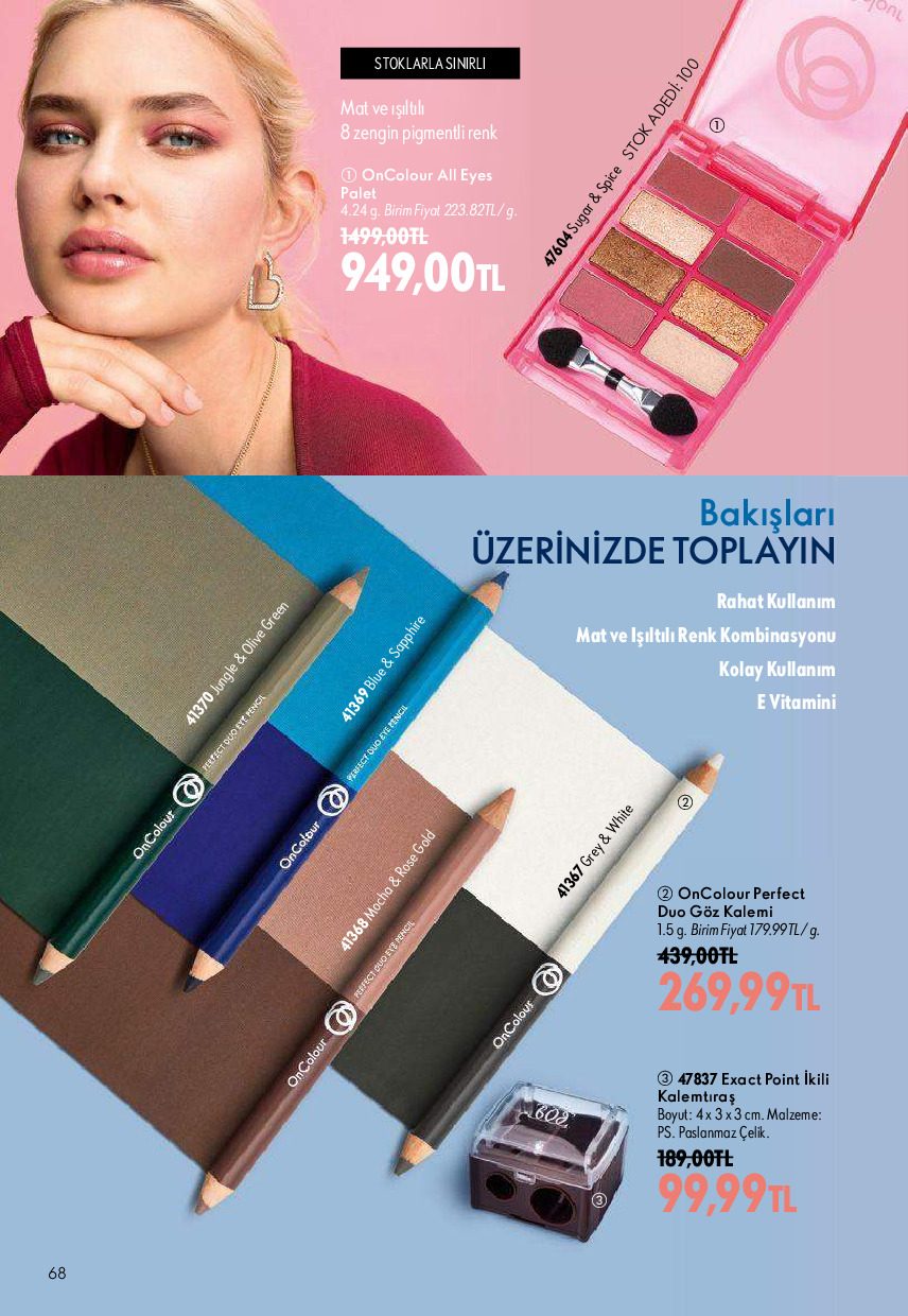 Oriflame 01 Ağustos - 31 Ağustos Online Katalog - Sayfa 68