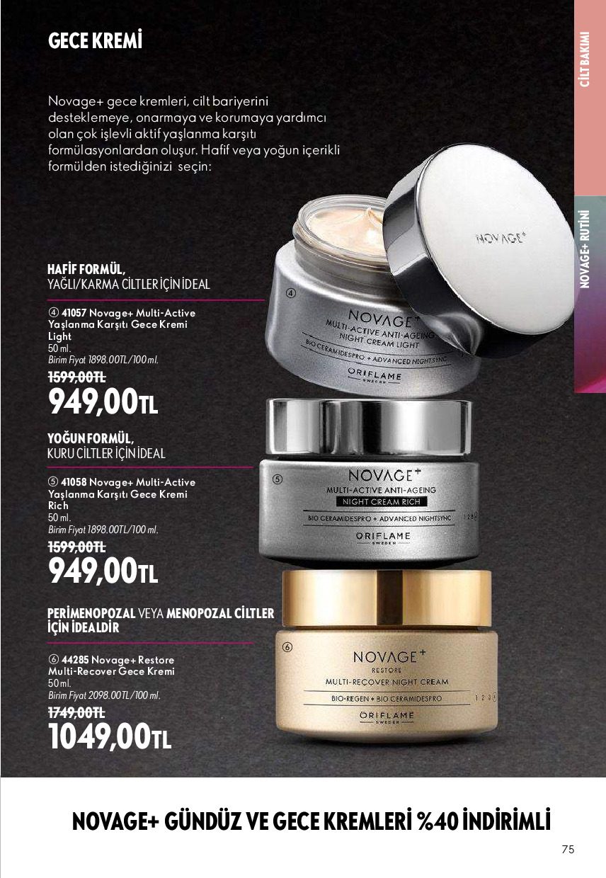 Oriflame 01 Ağustos - 31 Ağustos Online Katalog - Sayfa 75