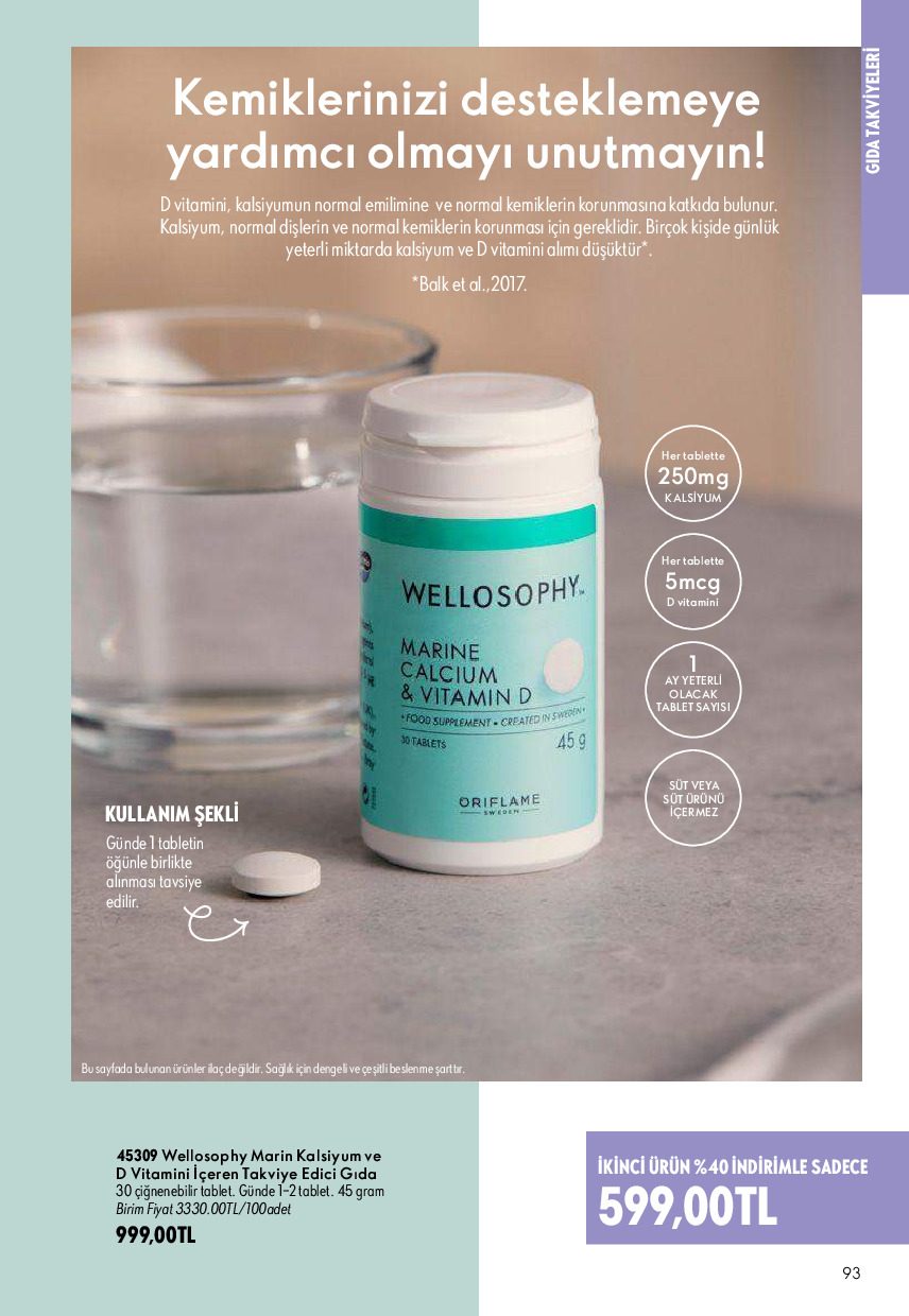 Oriflame 01 Ağustos - 31 Ağustos Online Katalog - Sayfa 93