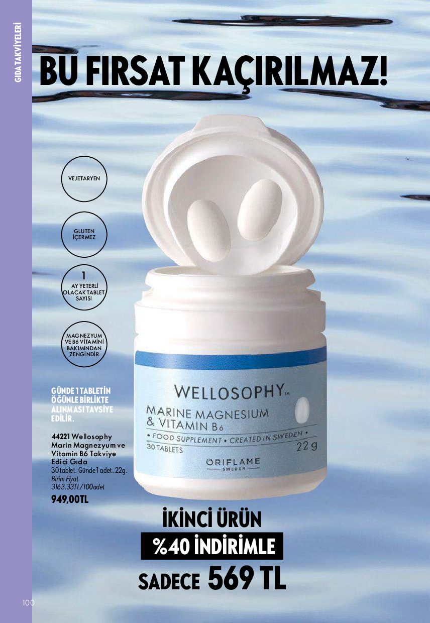 Oriflame 01 Ağustos - 31 Ağustos Online Katalog - Sayfa 100