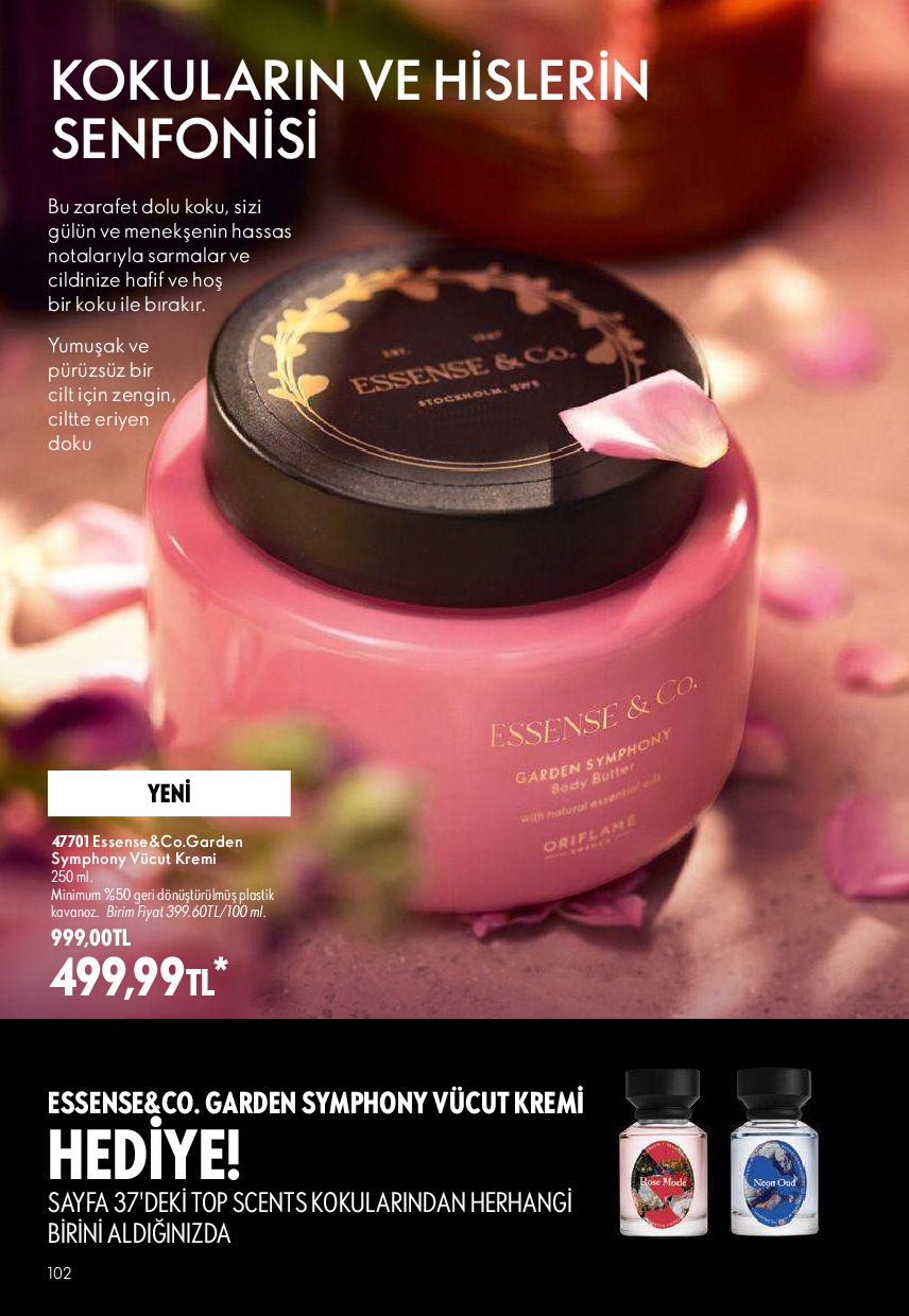 Oriflame 01 Ağustos - 31 Ağustos Online Katalog - Sayfa 102
