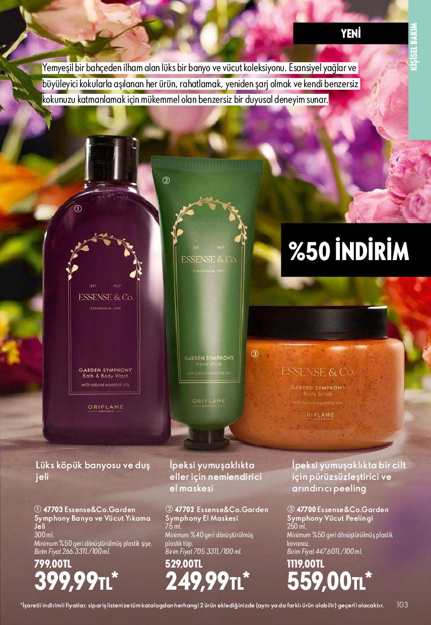 Oriflame 01 Ağustos - 31 Ağustos Online Katalog - Sayfa 103