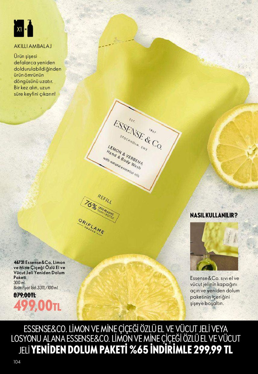 Oriflame 01 Ağustos - 31 Ağustos Online Katalog - Sayfa 104