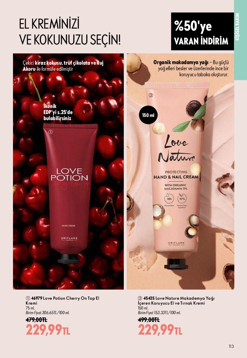 Oriflame 01 Ağustos - 31 Ağustos Online Katalog - Sayfa 113