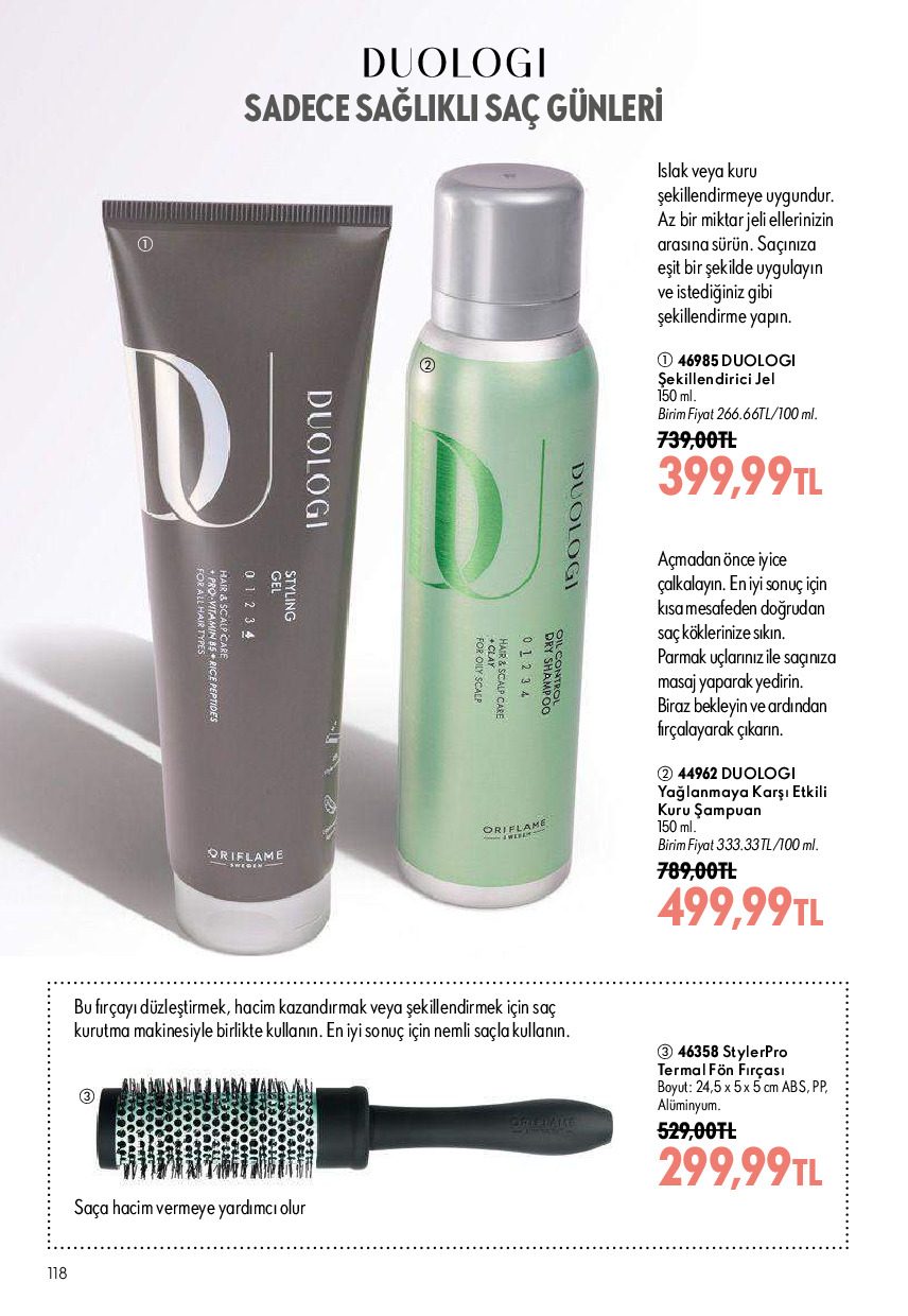 Oriflame 01 Ağustos - 31 Ağustos Online Katalog - Sayfa 118