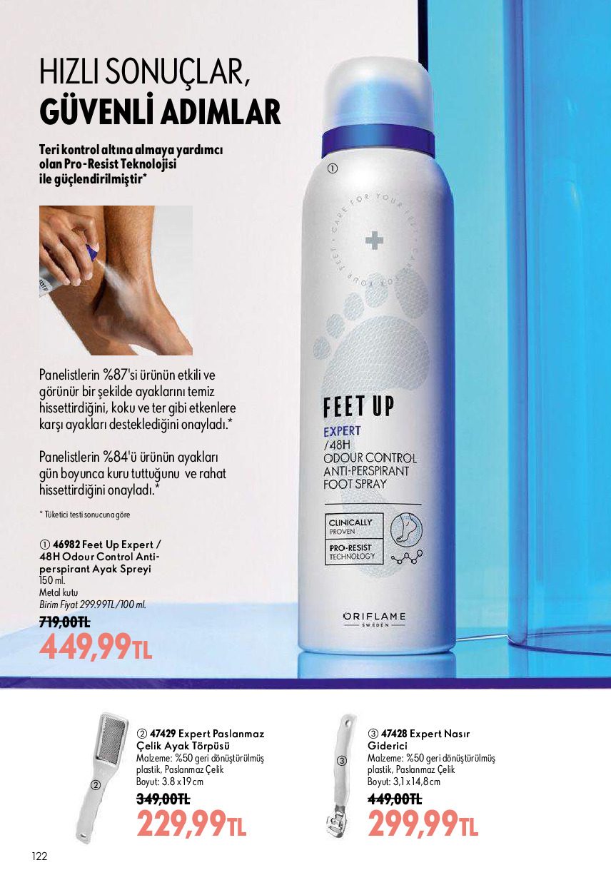 Oriflame 01 Ağustos - 31 Ağustos Online Katalog - Sayfa 122