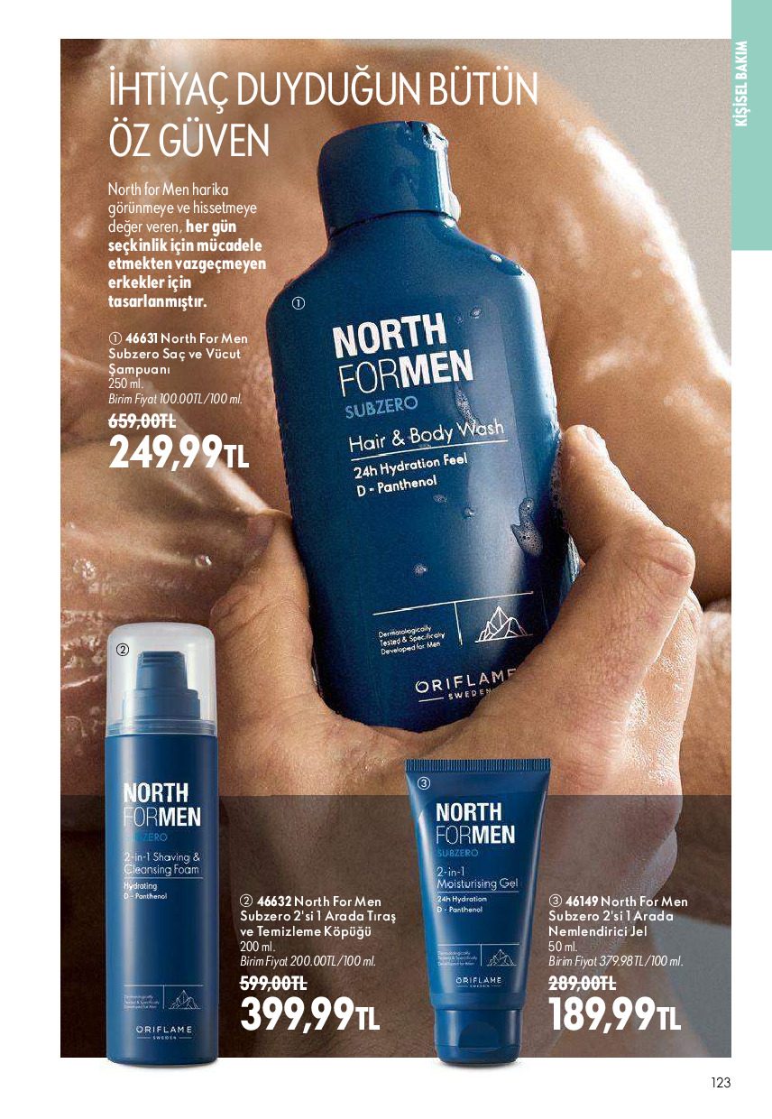 Oriflame 01 Ağustos - 31 Ağustos Online Katalog - Sayfa 123