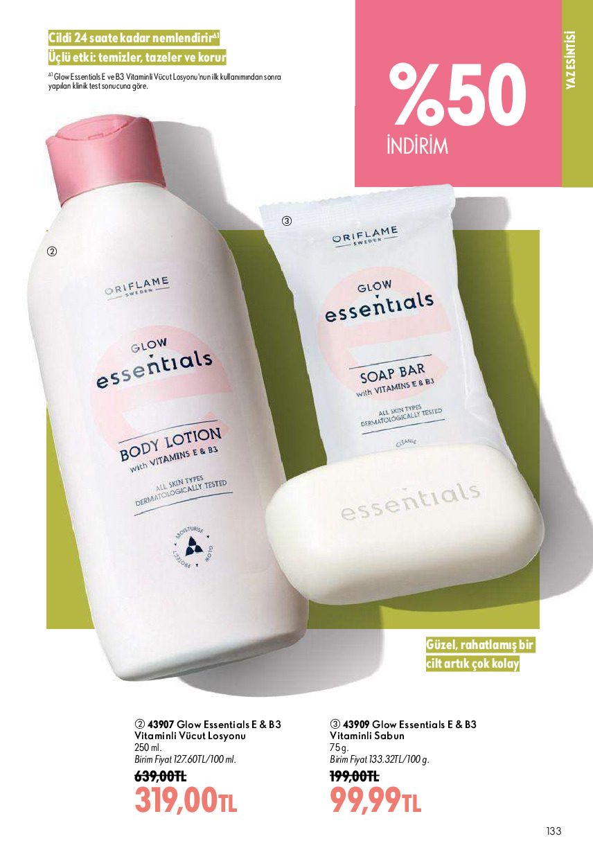 Oriflame 01 Ağustos - 31 Ağustos Online Katalog - Sayfa 133