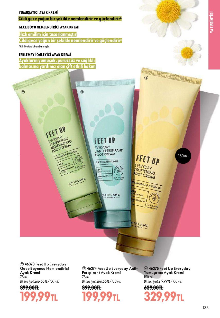 Oriflame 01 Ağustos - 31 Ağustos Online Katalog - Sayfa 135